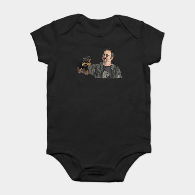 Triumph the Insult Hand Puppet of Robert Smigel Baby Bodysuit by 51Deesigns